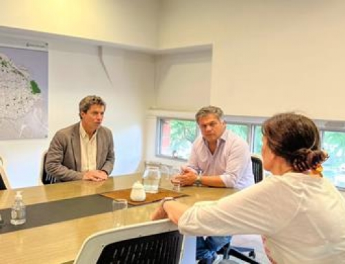 Reunión entre el ministro de Infraestructura el Titular de la Corporación Buenos Aires Sur